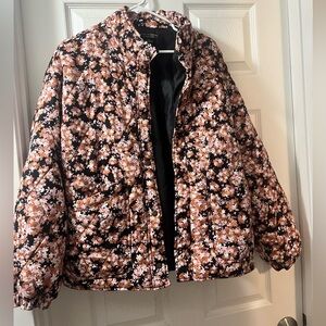 Social Standard Floral Quilted Jacket
